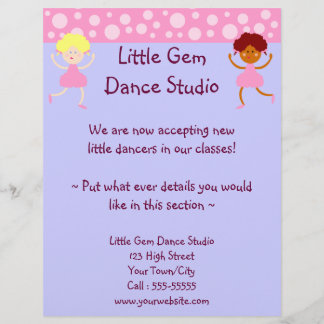 Flyer Dance Studio Business