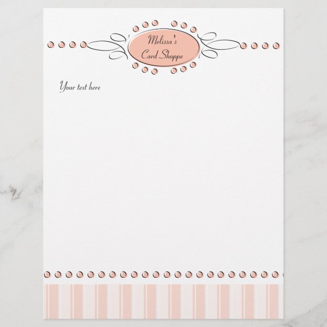 Flyer Decoración De Swirl (Frente)