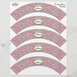 Flyer Decoración del pastel de Baby Shower - Corona de l