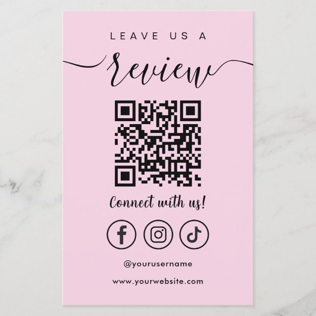 Flyer Déjanos Una Revisión Del Código Qr El Logo De Medi (Frente)