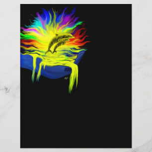 Flyer Delfines en el sol con mano