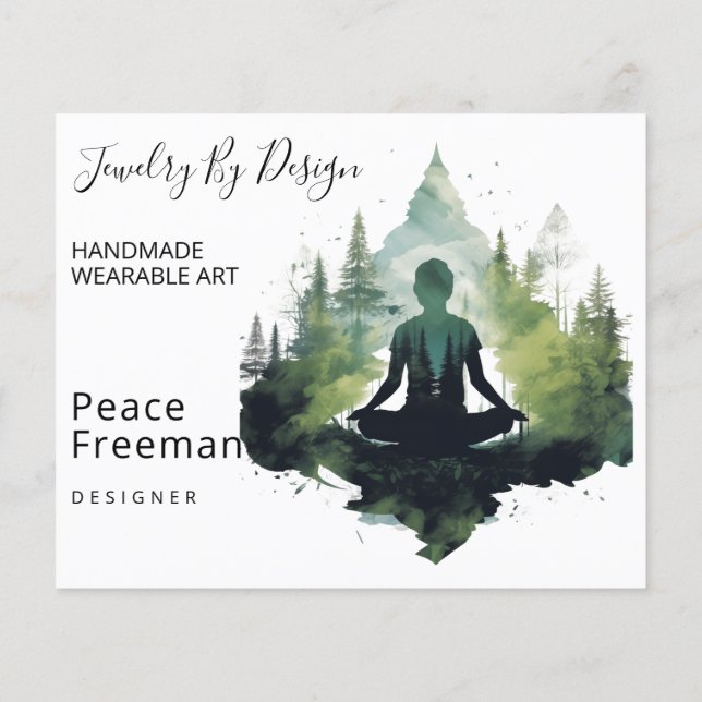 Flyer Dentro del Silencio | Meditación en el Bosque (Atrás)