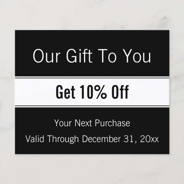 Flyer Descuento empresarial moderno de plantillas en bla (Frente)