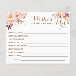 Flyer Deseo que pronto sea la tarjeta de la señora Brida