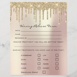 Flyer Desgaste Depilación Responsabilidad Exención De Ex