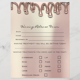 Flyer Desgaste Depilación Responsabilidad Exención Pront