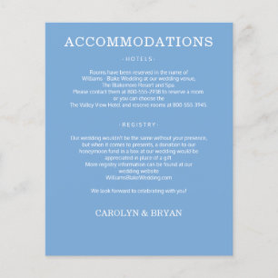 Flyer Detalles de Boda Simple Presupuesto