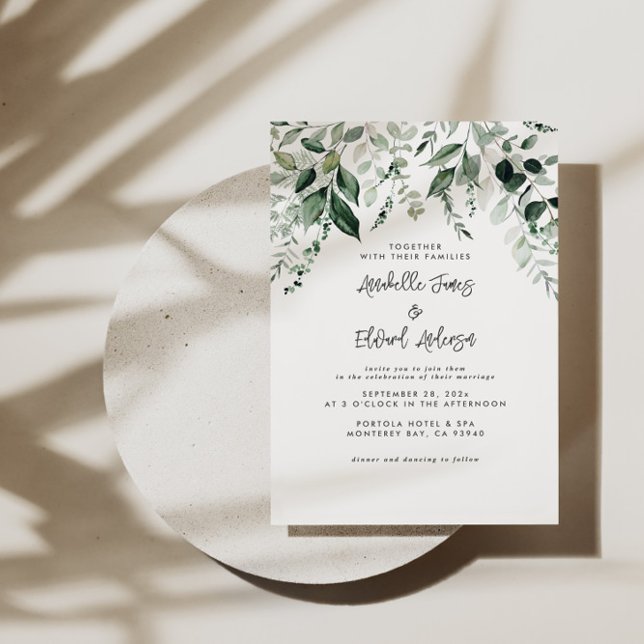 Flyer detalles e invitación del Boda de presupuesto euca (Subido por el creador)