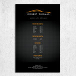 Flyer Detención automática de negros y Naranjas, reparac<br><div class="desc">Un ilustracion fluido de una naranja deportiva montada sobre un fondo negro se convierte en la identidad perfecta para cualquier negocio automotor en este volante de personalizable. Ideal para los detalles de coches, reparación automática, concesionarios de coches, lavado de coches, etc. Personalice esta plantilla de folleto con sus listas de...</div>