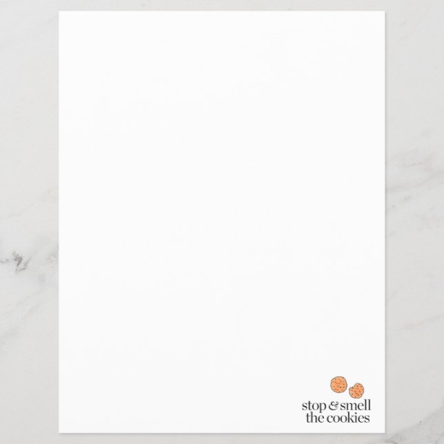 Flyer Detener y oler a las galletas (Frente)