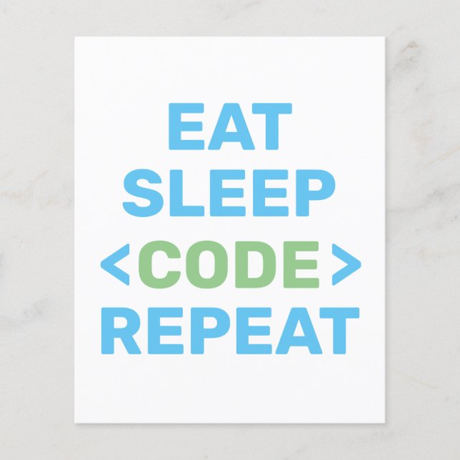 FLYER DEVELOPER |PROGRAMADOR | CODIFICACIÓN  (Frente)