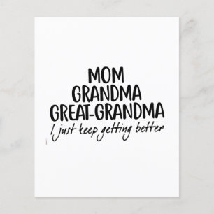 Flyer Día de la Madre de la abuela de mamá