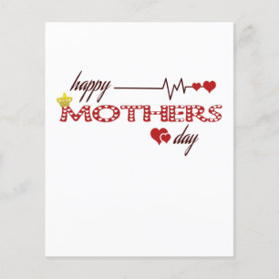 Flyer día de madres felices