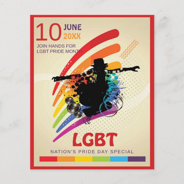 Flyer Día del Orgullo LGBT (Frente)