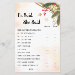 Flyer Dijo Que Dijo Que Navidades Ducha De Novias Tarjet