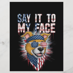 Flyer Dilo A Mi Cara, Perro De Mamá Gracioso