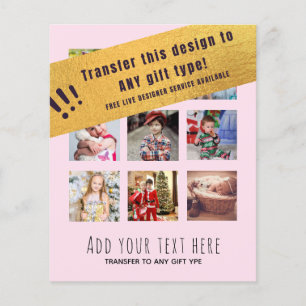 Flyer Diseñar su propio presupuesto de regalos para Pers