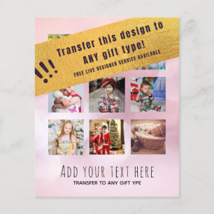 Flyer Diseñar su propio presupuesto de regalos para Pers