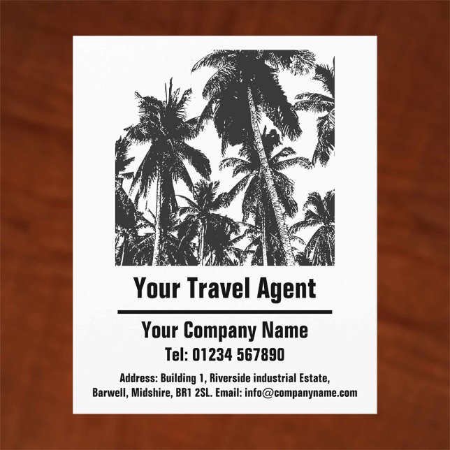 Flyer Diseño de agencia de viajes (Subido por el creador)