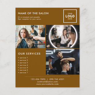 Flyer Diseño de Branding de Belleza Moderna para Profesi
