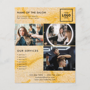 Flyer Diseño de Branding de Belleza Moderna para Profesi