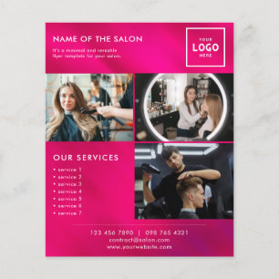 Flyer Diseño de Branding de Belleza Moderna para Profesi