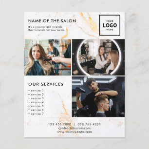 Flyer Diseño de Branding de Belleza Moderna para Profesi