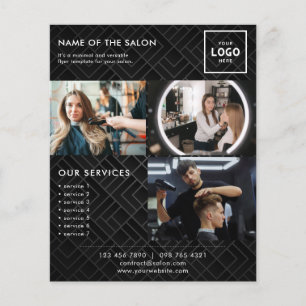 Flyer Diseño de Branding de Belleza Moderna para Profesi