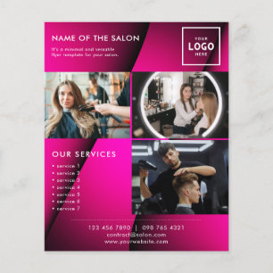 Flyer Diseño de Branding de Belleza Moderna para Profesi