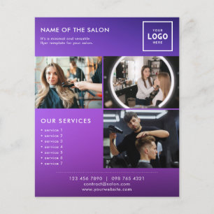 Flyer Diseño de Branding de Belleza Moderna para Profesi