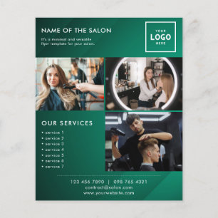 Flyer Diseño de Branding de Belleza Moderno para Profesi
