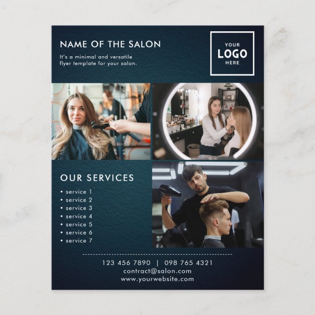 Flyer Diseño de Branding de Belleza Moderno para Profesi (Frente)