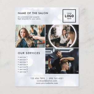 Flyer Diseño de Branding de Belleza Moderno para Profesi