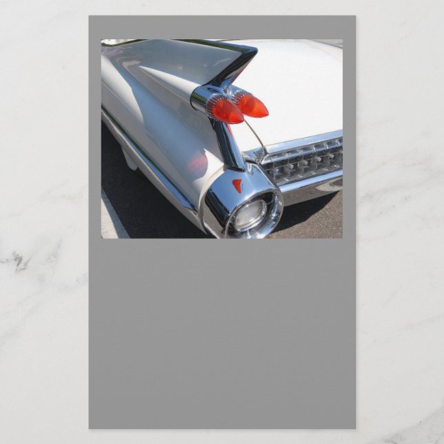 Flyer Diseño de coches clásicos (Frente)