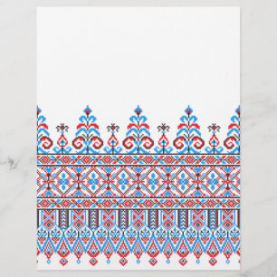 Flyer Diseño de costura cruzada