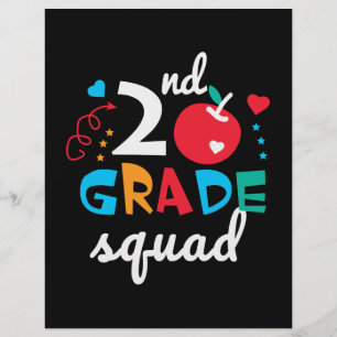 Flyer Diseño de manzanas para regalo de escuela de escua