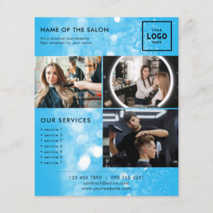 Flyer Diseño de marca de belleza moderna para profesiona
