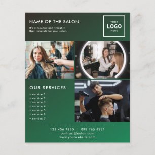 Flyer Diseño de marca de belleza moderna para profesiona