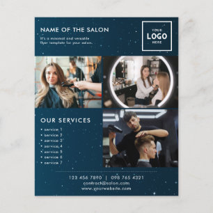 Flyer Diseño de marca de belleza moderna para profesiona