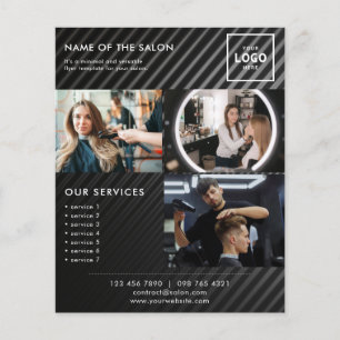 Flyer Diseño de marca de belleza moderna para profesiona
