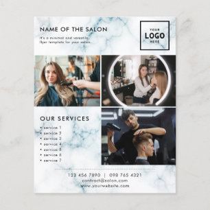 Flyer Diseño de Marca de Belleza Moderna para Profesiona