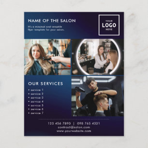 Flyer Diseño de marca de belleza moderna para profesiona