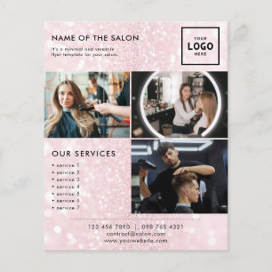 Flyer Diseño de marca de belleza moderna para profesiona