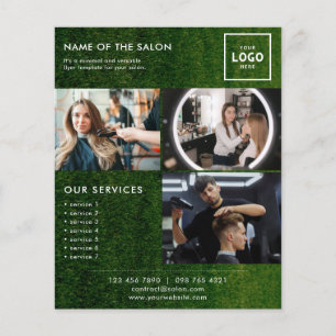Flyer Diseño de marca de belleza moderna para profesiona