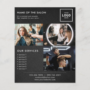 Flyer Diseño de marca de belleza moderna para profesiona