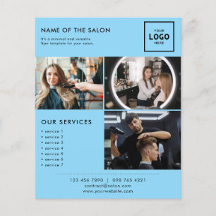 Flyer Diseño de Marca de Belleza Moderna para Profesiona