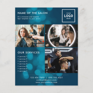 Flyer Diseño de marca de belleza moderna para profesiona