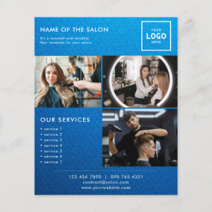 Flyer Diseño de marca de belleza moderna para profesiona