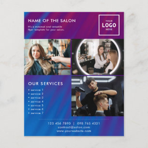 Flyer Diseño de marca de belleza moderna para profesiona