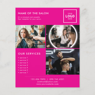 Flyer Diseño de Marca de Belleza Moderna para Profesiona